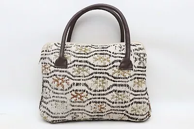 Kilim Bag Shoulder Bag Bohemian Bag 10x14  Fashion Bag Wool Leather Bag E 28 • $41.02