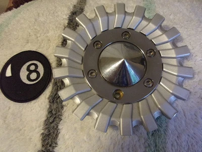 $61.59 • Buy FALKEN SILVER / CHROME CONE 6-3/4  O.D.WHEEL CENTER CAP (2 Broken Tabs Use Bolt)