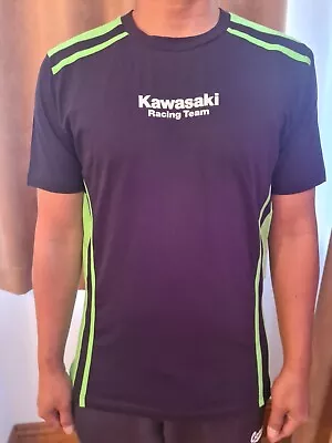 Kawasaki Official RACE TEAM KRT T-Shirt S M2XL XXL 3XL QUALITY 100% COTTON • £21.99