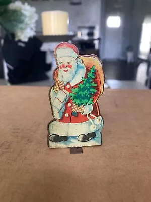 Rare Tin Litho Christmas Santa Figure Musterschutz 1930's • $30