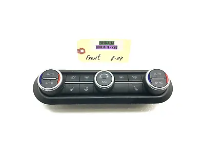 2017-2022 Alfa Romeo Giulia Front Center Climate Hvac Heat Ac Control Switch Oem • $74.79