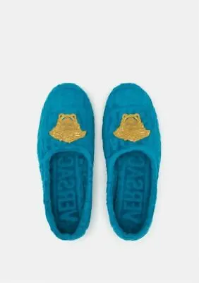 Embroidered Medusa Slippers • $350