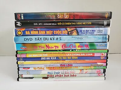 18 Vietnamese DVD MUSIC BUNDLE LOT - Ben Doi - Karaoke - Tay Du Ky + MORE! NICE! • $79.99