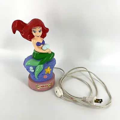 Vintage 90's The Little Mermaid Night Light Lamp Disney's Ariel Light Up Figure • $22.80