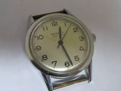 Very Fine Vintage Borel Sea Gem 17 Jewels Stainless Steel Watch • $145