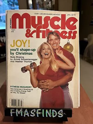 J2 1981 ARNOLD SCHWARZENEGGER & Heather Thomas MUSCLE & FITNESS Magazine Jan  • $19.88