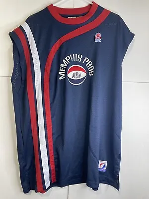 Vintage Memphis Pros Basketball Jersey ABA Size XXL Hardwood Classics By Fubu • $49.99