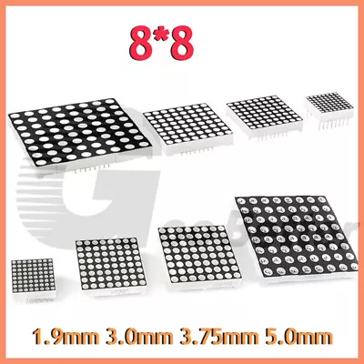 £8.10 • Buy Dot Matrix Module 8x8 LED Display For Raspberry Arduino Common Anode Red 16 Pin