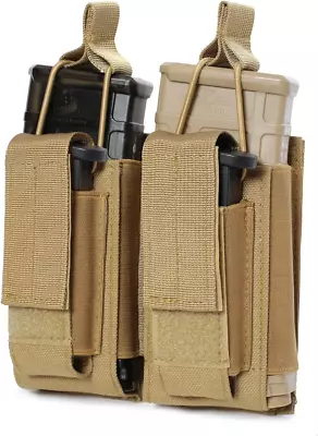 Molle Mag Pouch Open Top Double/Triple Magazine Pouch Holder • $19.20
