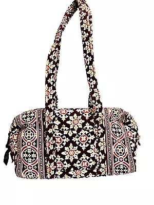 Vera Bradley Retired Medallion Shoulder Bag Double Handle /Zip 10×6 • $22.95