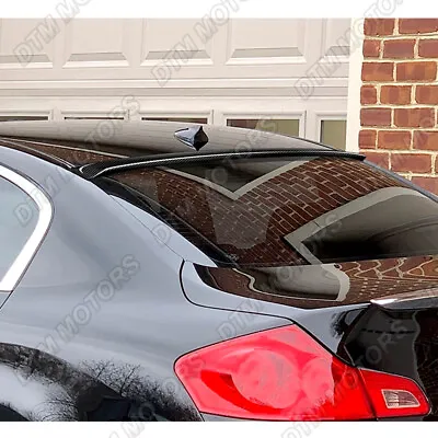 For 07-13 Infiniti G25 G35 G37 Sedan Carbon Fiber Window Roof Visor Spoiler Wing • $139.99