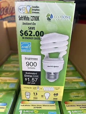 Micro T2 Compact Fluorescent Lightbulb - 12 Pack • $36