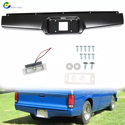 Rear Steel Bumper Roll Pan For 1982-1993 Chevy S10 GMC S15 Sonoma Pickup Black • $68.72