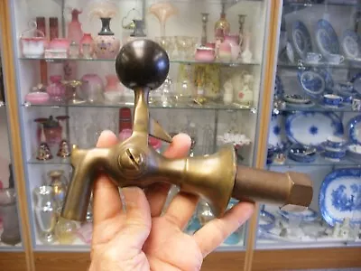 Vintage Brass Beer Tap By Kruecke Brothers Manufacturing Milwaukee WI • $39.99