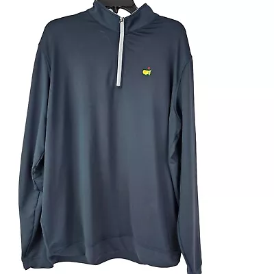 Peter Millar Wicking 1/4 Zip Pullover Augusta National Golf Club Masters XL • $89.98