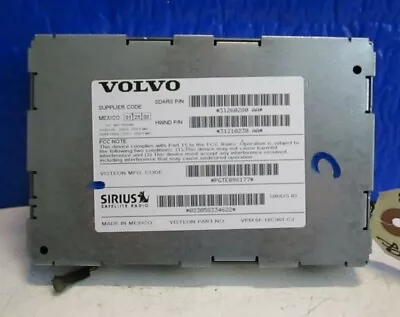 05-11 VOLVO S40 Sirius SATELITE Radio Module Receiver CONTROL VP6F6F18C961CJ OE • $69.90