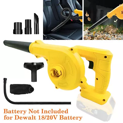 Cordless Leaf Blower For Dewalt 18-21V Battery 2in1 Electric Leaf Blower Vacuum • £32.56