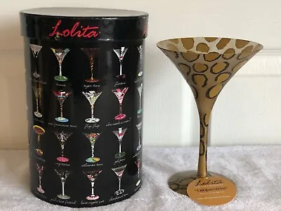 Rare Lolita I Love My Martini Leopardtini Glass. New With Tags. • £17.99