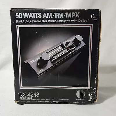 Coustic Car AM/FM Radio/Cassette Player RX-4218 NEW Vintage • $99.99