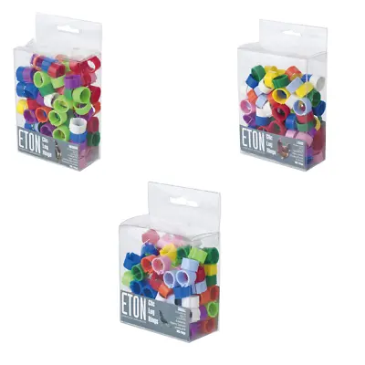 Poultry Clic Leg Rings Eton Various Sizes Assorted Colours 100 Pack • £11.29