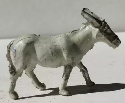 Donkey Mule Burro Figurine Miniature White Metal Donkey Figurine Made In France • $9.99