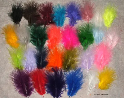Marabou Feathers Fluffy 1 Pound 1-3   29 Colors Available Approx 6700 Per Bag • $59.95