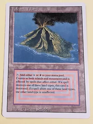 MTG : Volcanic Island : Dual Land : Revised Edition Surface Dirt  • $559.30