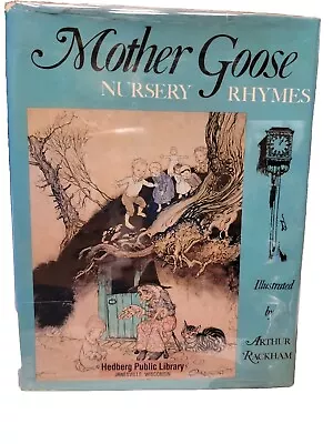 Mother Goose Nursery Rhymes Book Children's Reading Story Hardcover Vintage 1975 • $10