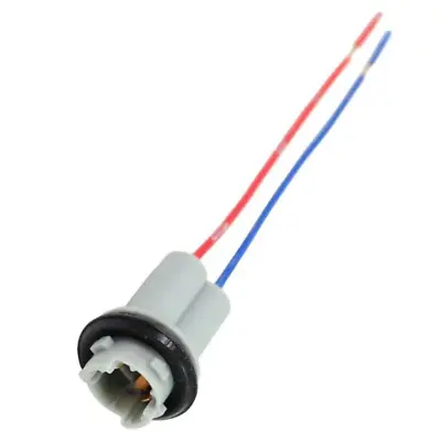 1x 501 W5W T10 BULB HOLDER SOCKET PRE WIRED LED HALOGEN LAMP RUBBER SEAL PLASTIC • £3.99