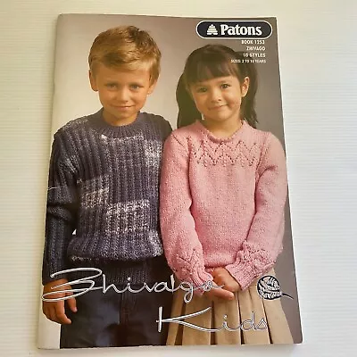 Patons Zhivago Kids Book 1253 16 Styles Sizes 2-10 Years Knitting Patterns • $16