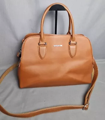 David Jones Womens Brown Shoulder Handbag  Size 34×26×12cm. • £18