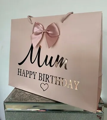 £4.75 • Buy Personalised Birthday Medium Gift Bag 13th 16th 18th 21st 60th 65th 70th 80th