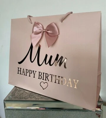 £4.75 • Buy Personalised Birthday Medium Gift Bag 13th 16th 18th 21st 60th 65th 70th 80th