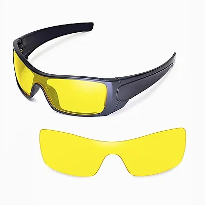 New Walleva Yellow Replacement Lenses For Oakley Batwolf Sunglasses • $8.50