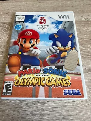 FREE SHIP!Mario And Sonic At The Olympic Games-Nintendo Wii Case Disc &Manual • $16.99