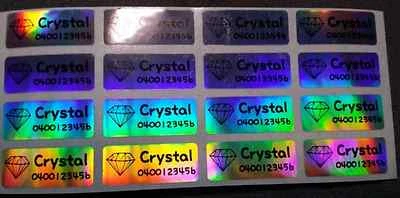 $3.99 • Buy Small Laser Personalised Name Labels, Name Stickers, 22x09mm, Waterproof