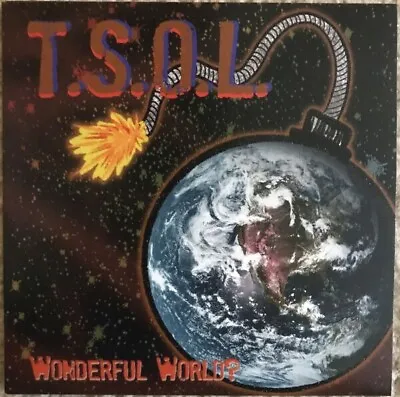 TSOL Wonderful World? 7  EP GOTHIC PUNK ROCK Melodic Hardcore PURPLE VINYL New • $13.99