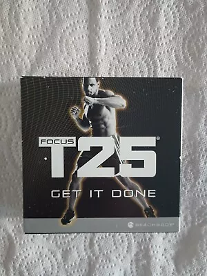 Beachbody FOCUS T25 Alpha + Beta And Get It Done Nutrition Book 9 DVDs Total • $9.13