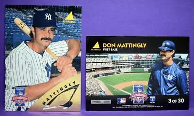 Don Mattingly N.Y. Yankees 1995 Pinnacle MLB All Star Fanfest Redemption Card #3 • $5.99