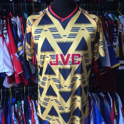 £34.99 • Buy Arsenal 1991 Remake Football Shirt Bruised Banana Jvc Beautiful 90s Size Adult M