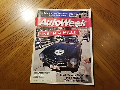 Autoweek Magazine MAY 26 1997 DATSUN 240Z AUDI A4 5 6 MILLE MIGLIA'S 70TH ANNIV • $12.95