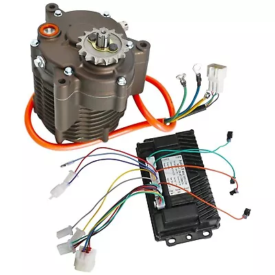 72V 1000W Brushless Speed Motor W/Controller For ATV Four Wheeler Tricycle Ebike • $299.02