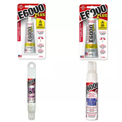 £13.25 • Buy E6000 Plus Odourless Glue Clear Adhesive, Fray Lock, Fabri-Fuse Craft
