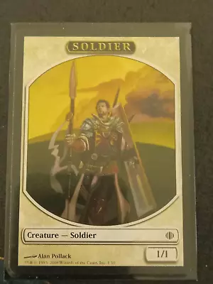 MTG Soldier Token Shards Of Alara 1/10 Regular Token • $3.28