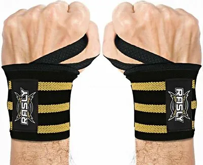 £5.49 • Buy FDS Wrist Wraps Straps Weight Lifting Padded Training Gym Hand Bar Gloves Grip 