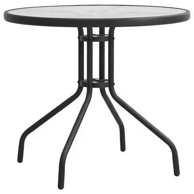 Bistro Table Anthracite Steel Garden Outdoor Patio Table Furniture VidaXL VidaXL • $137.99