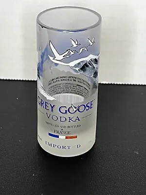 Grey Goose Vodka 3” Tall Shot Glass Repurposed Handmade Gift Estate Party  • $15