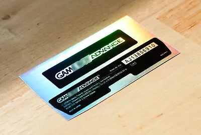 Gameboy Advance GBA Holographic Back Sticker Set • $3.99