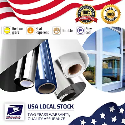 One Way Mirror Window Tint Roll For FamilyOfficeRoomHotel -Any Size & Shade • $8.88