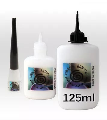 Cosmic Shimmer PVA Craft Glue Dries Clear Acrylic Glue (Choose Detail/Sml/Lrg) • £4.58